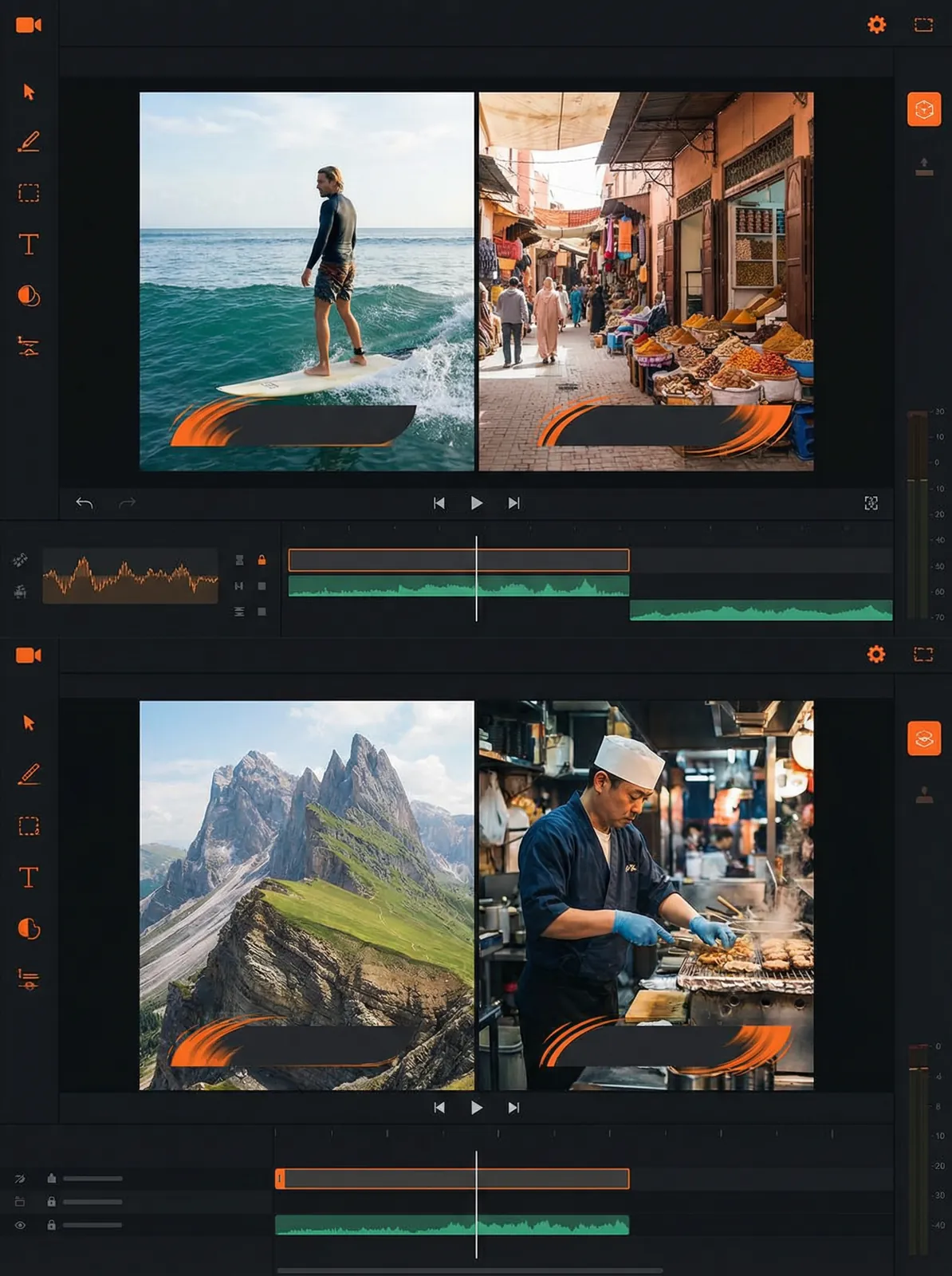 必一体育app Vlog开场模板设计